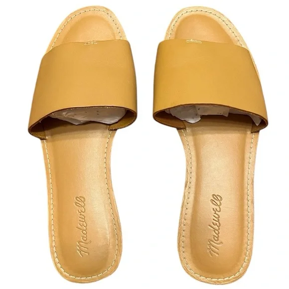 Madewell The Boardwalk Post Slide Sandal Size 8.5 - Picture 5 of 9